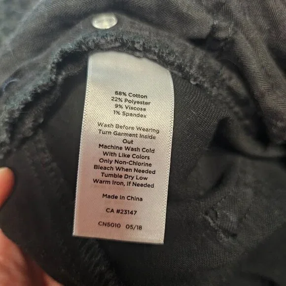 Talbots Girlfriend Black Jeans Flawless Fit 18W - Picture 4 of 4